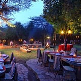 Bush dinner at Sarova Mara Game Camp
